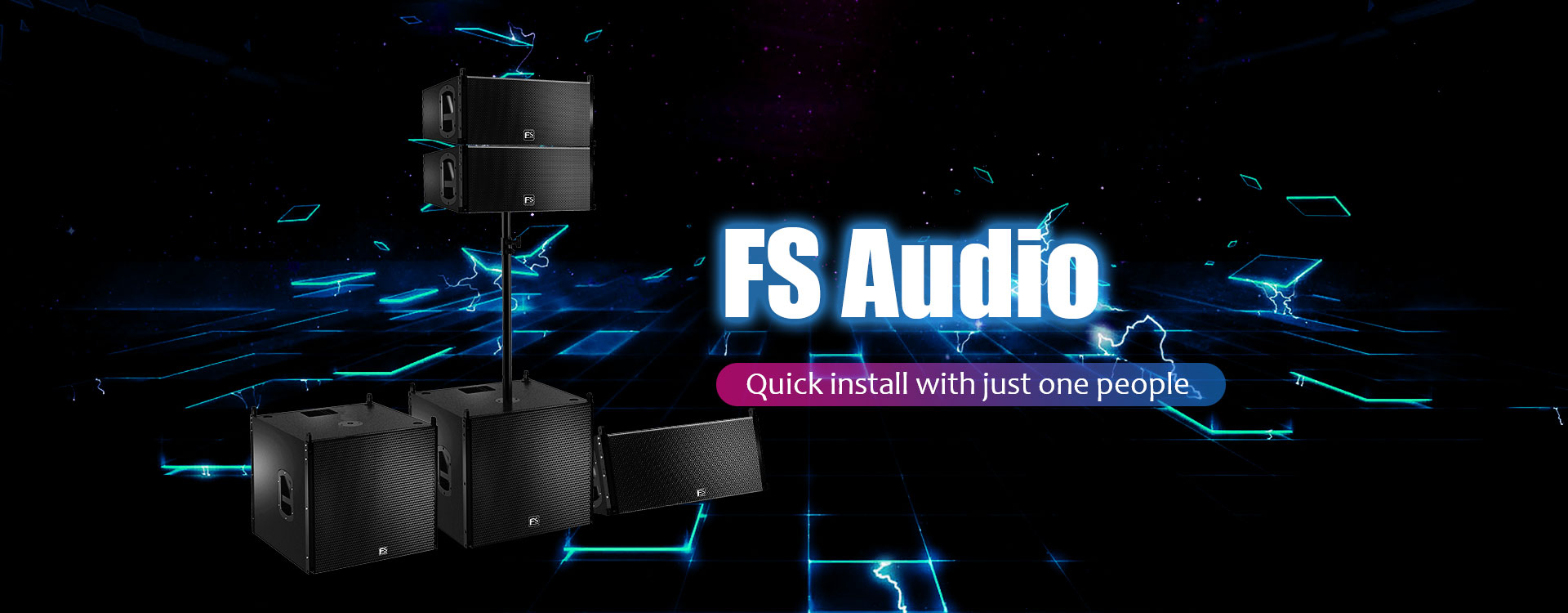 fs audio line array